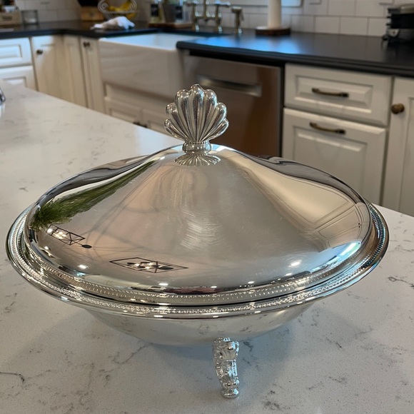 Oneida silver plated footed Serving dish